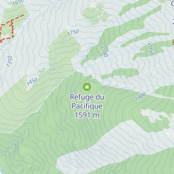 Map of Refuge du Pacifique