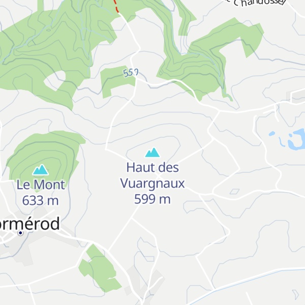 Map of Haut des Vuargnaux