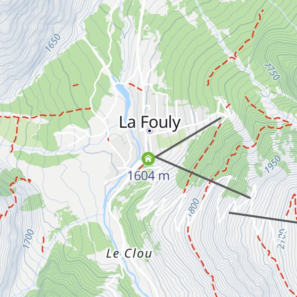Map of Auberge des Glaciers