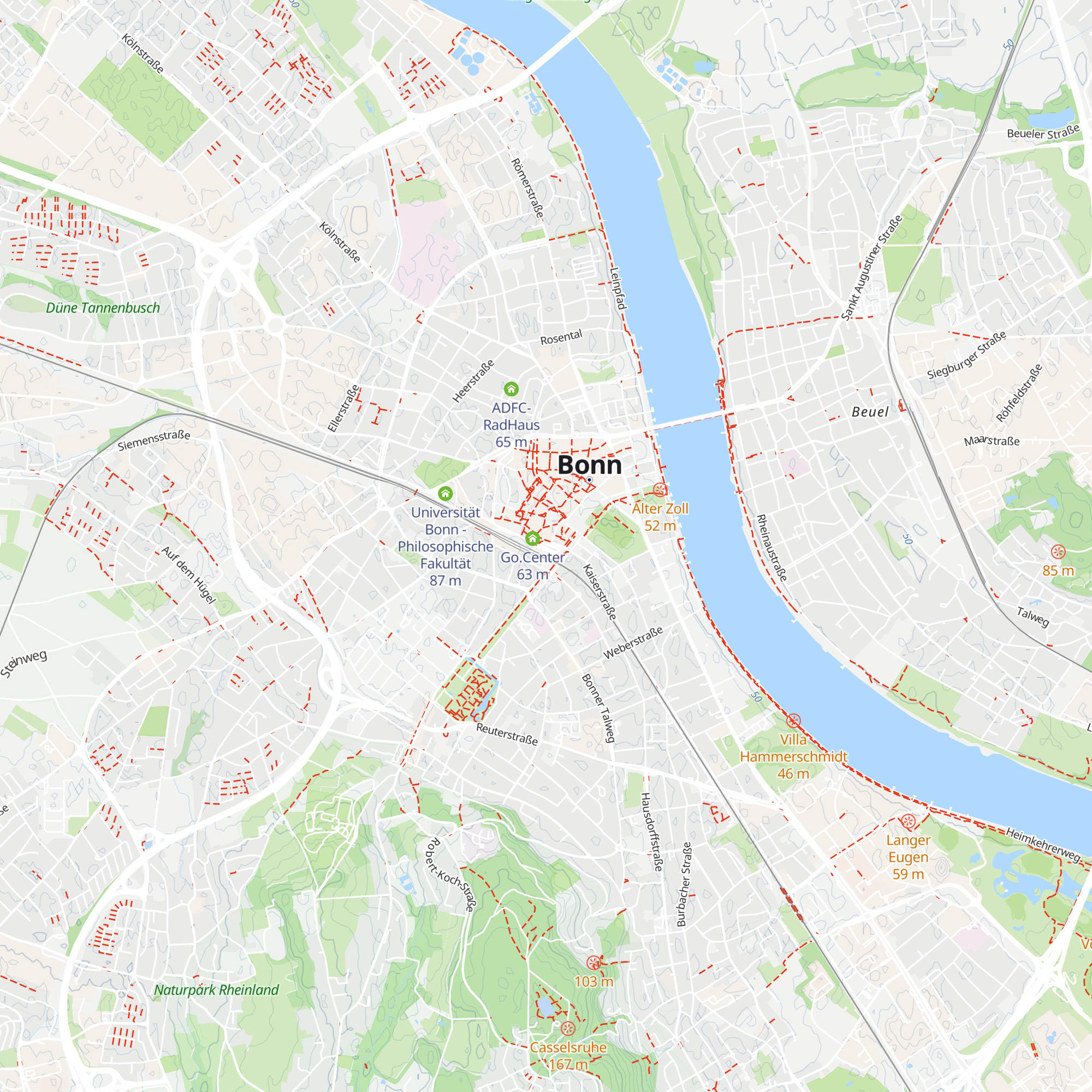 SWB-Servicestelle Busbahnhof map