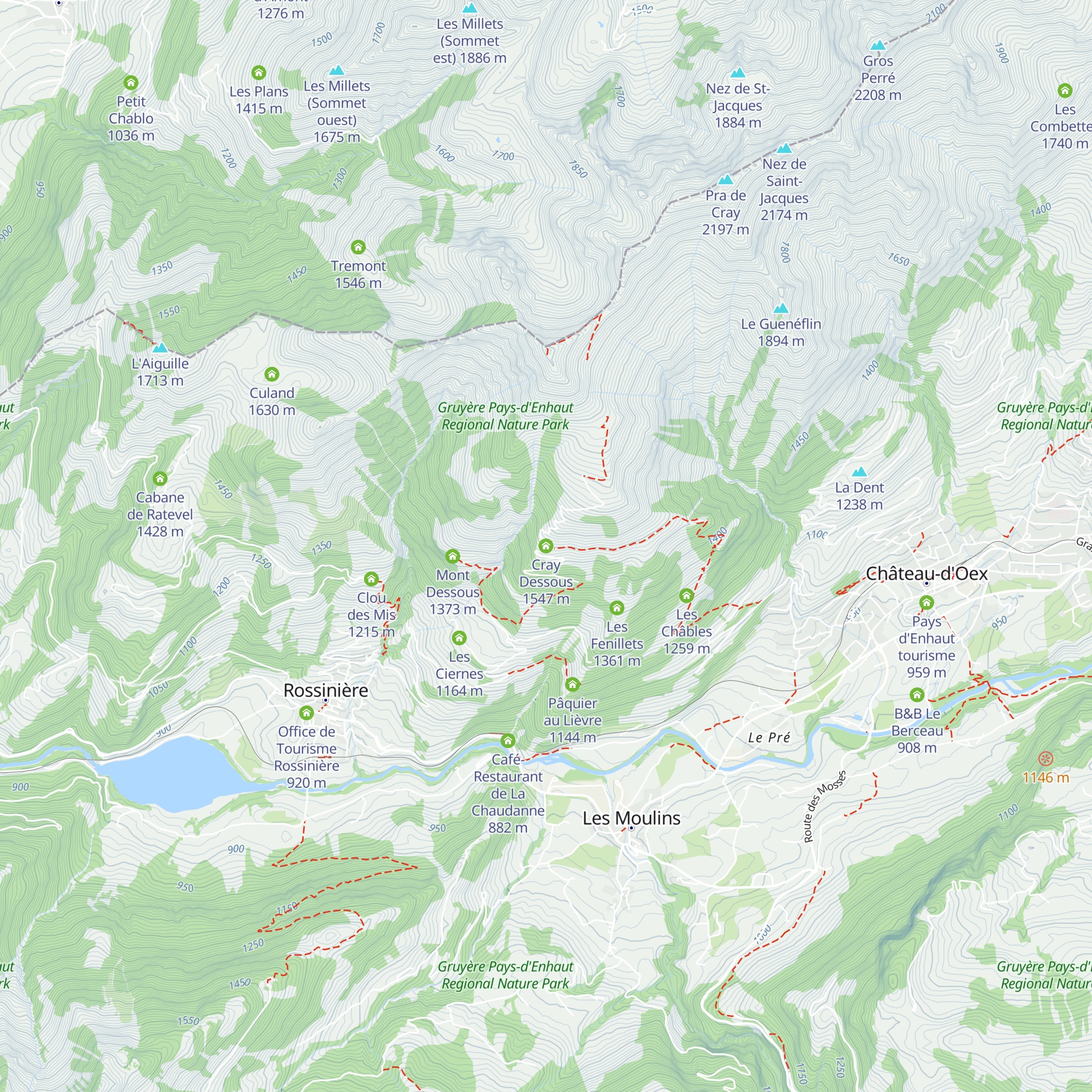 Cray Dessous map