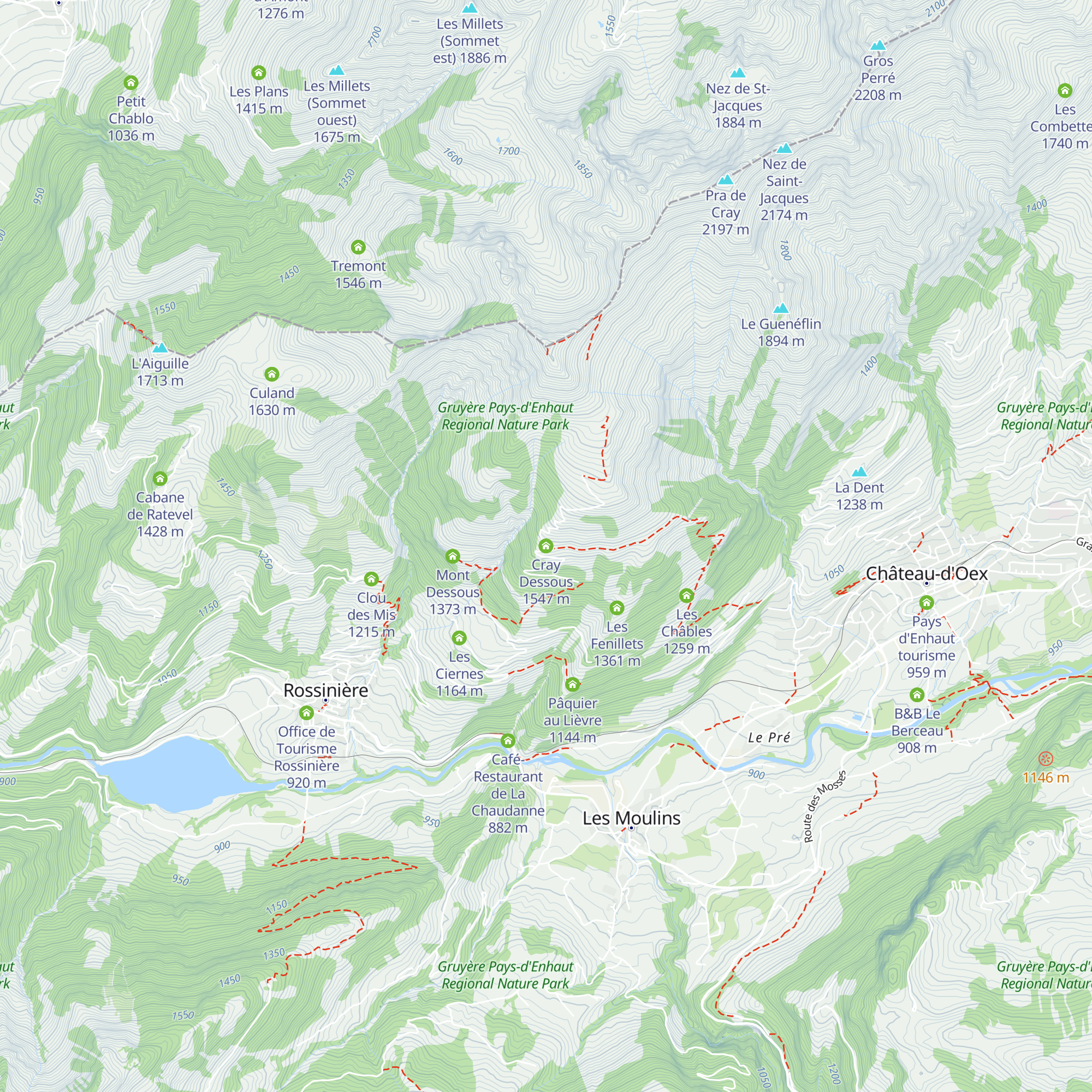 Cray Dessous map