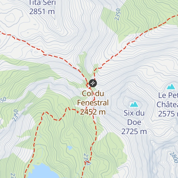Map of Cabane du Fénestral