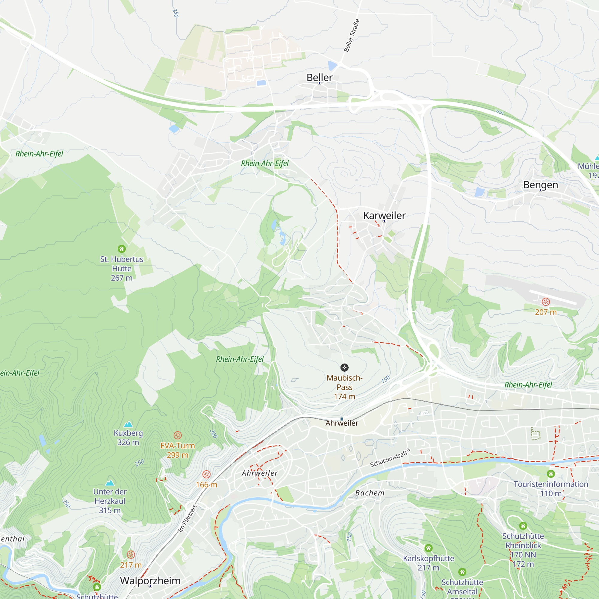 Lambertushütte map