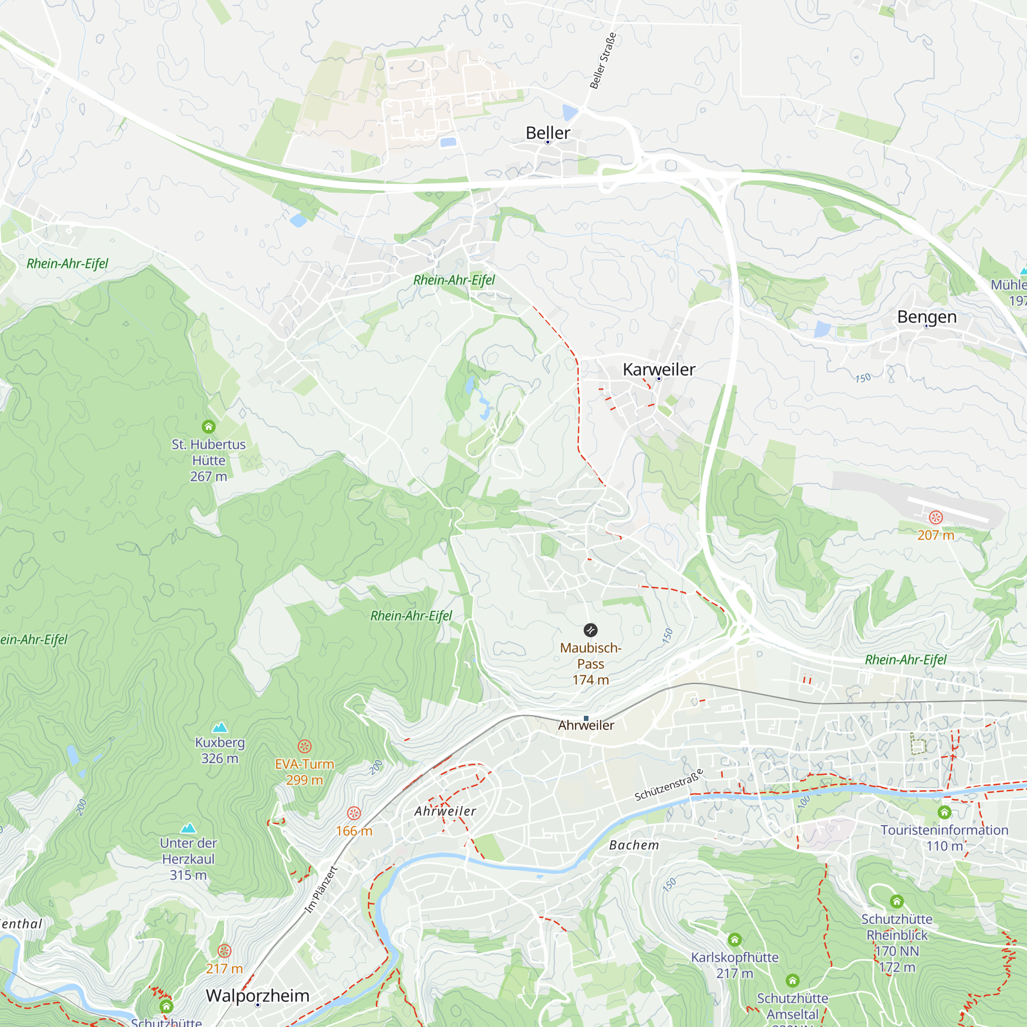 Lambertushütte map
