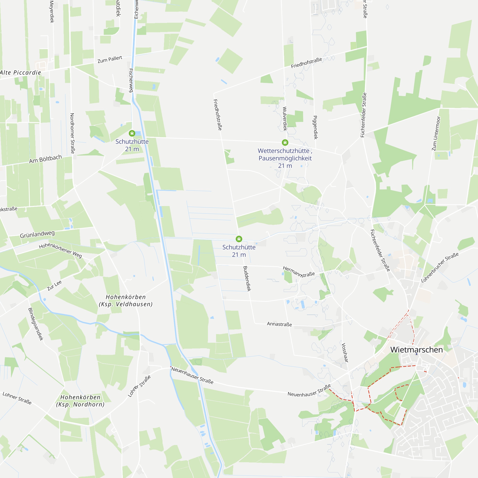 Schutzhütte map