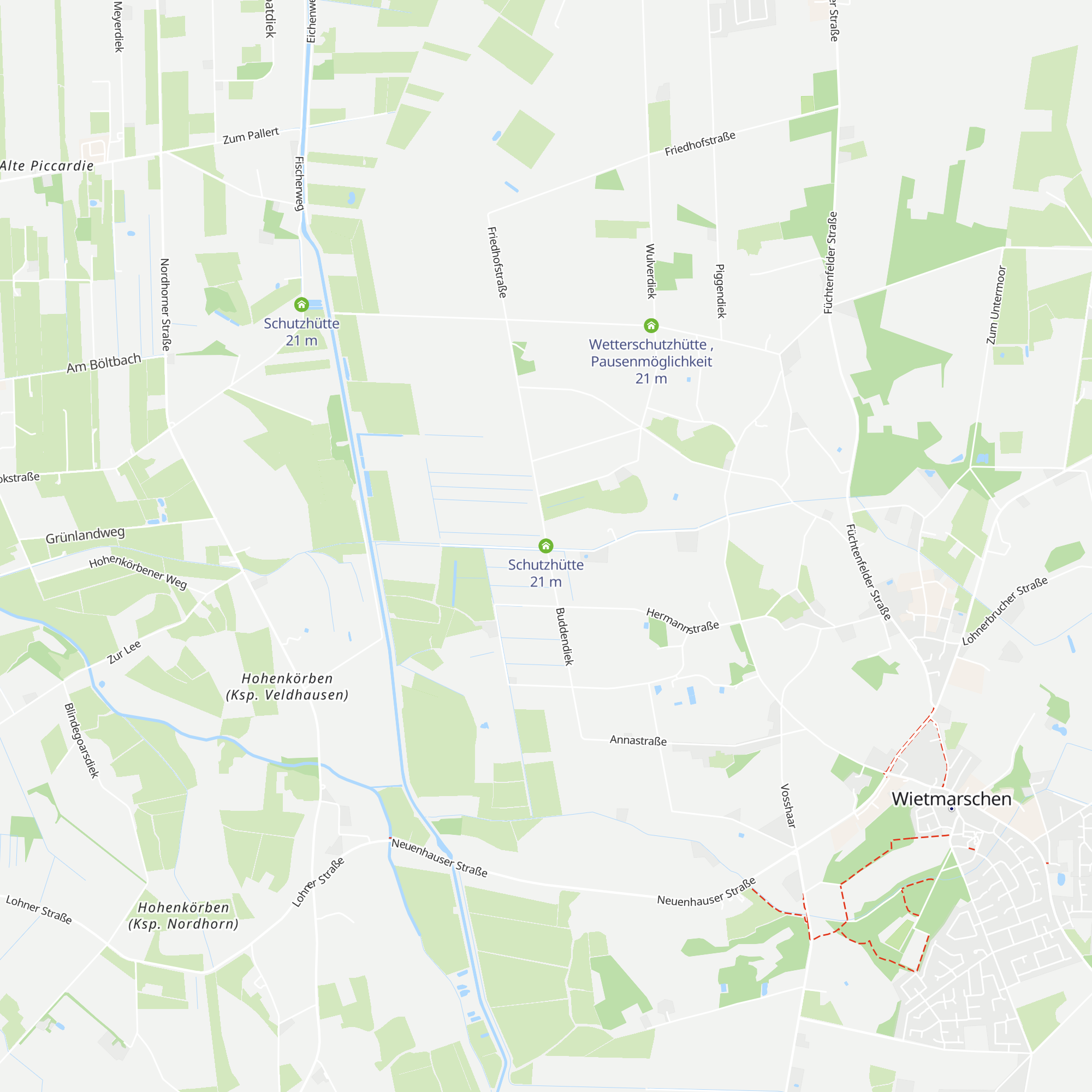 Schutzhütte map