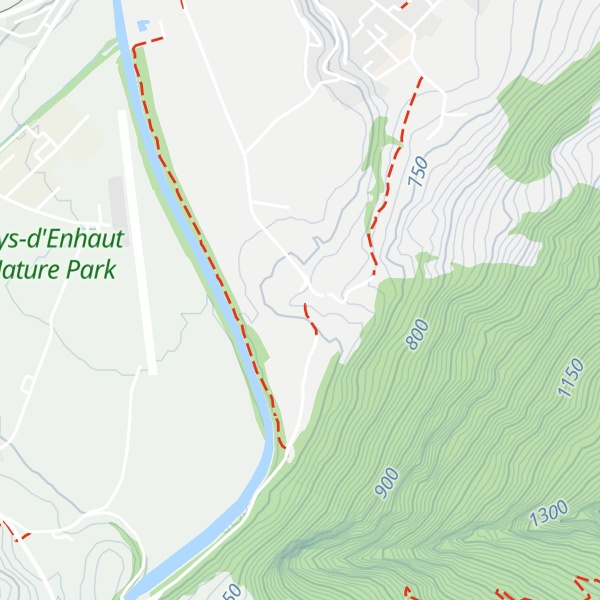 Map of Abri des Marches