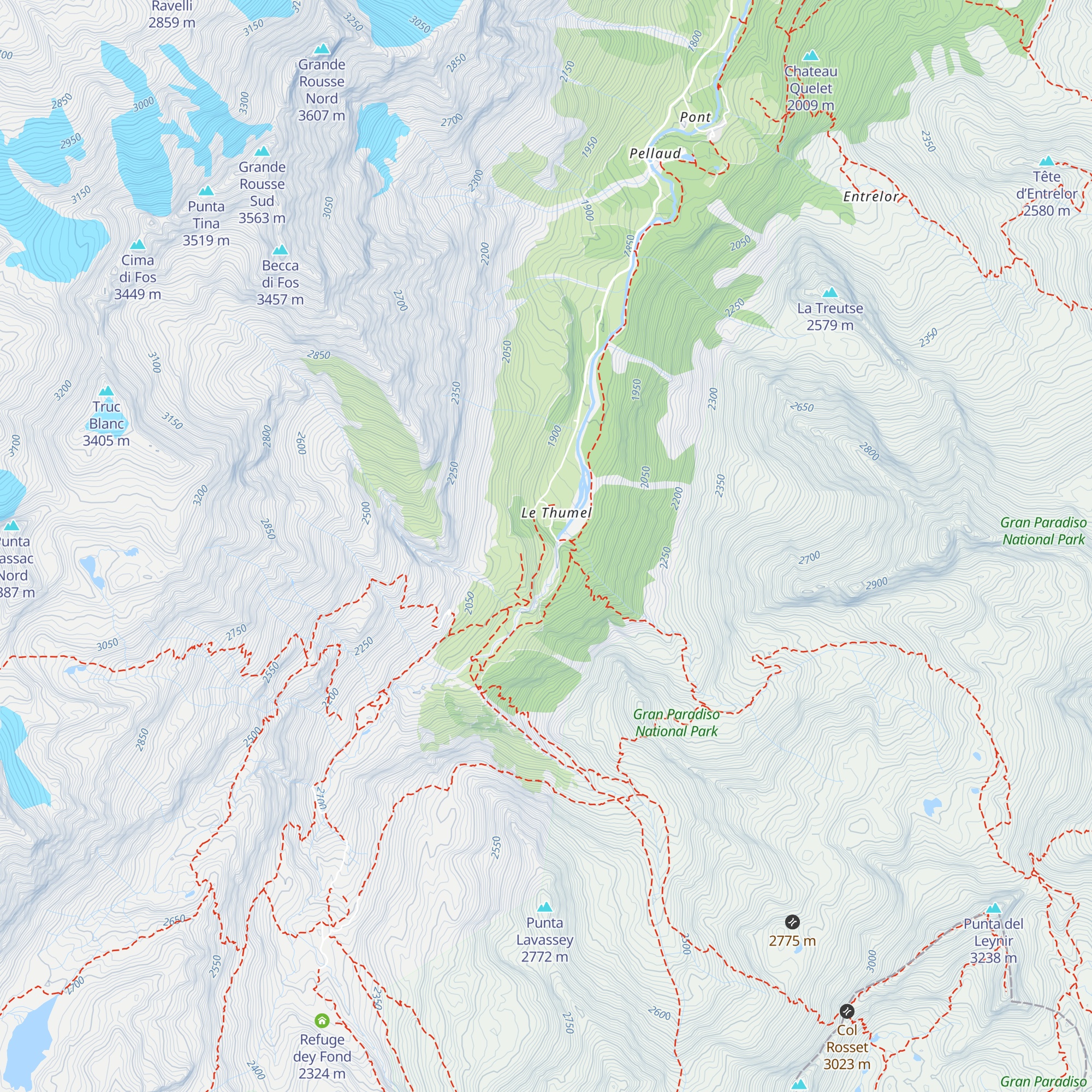 Casotto PNGP map