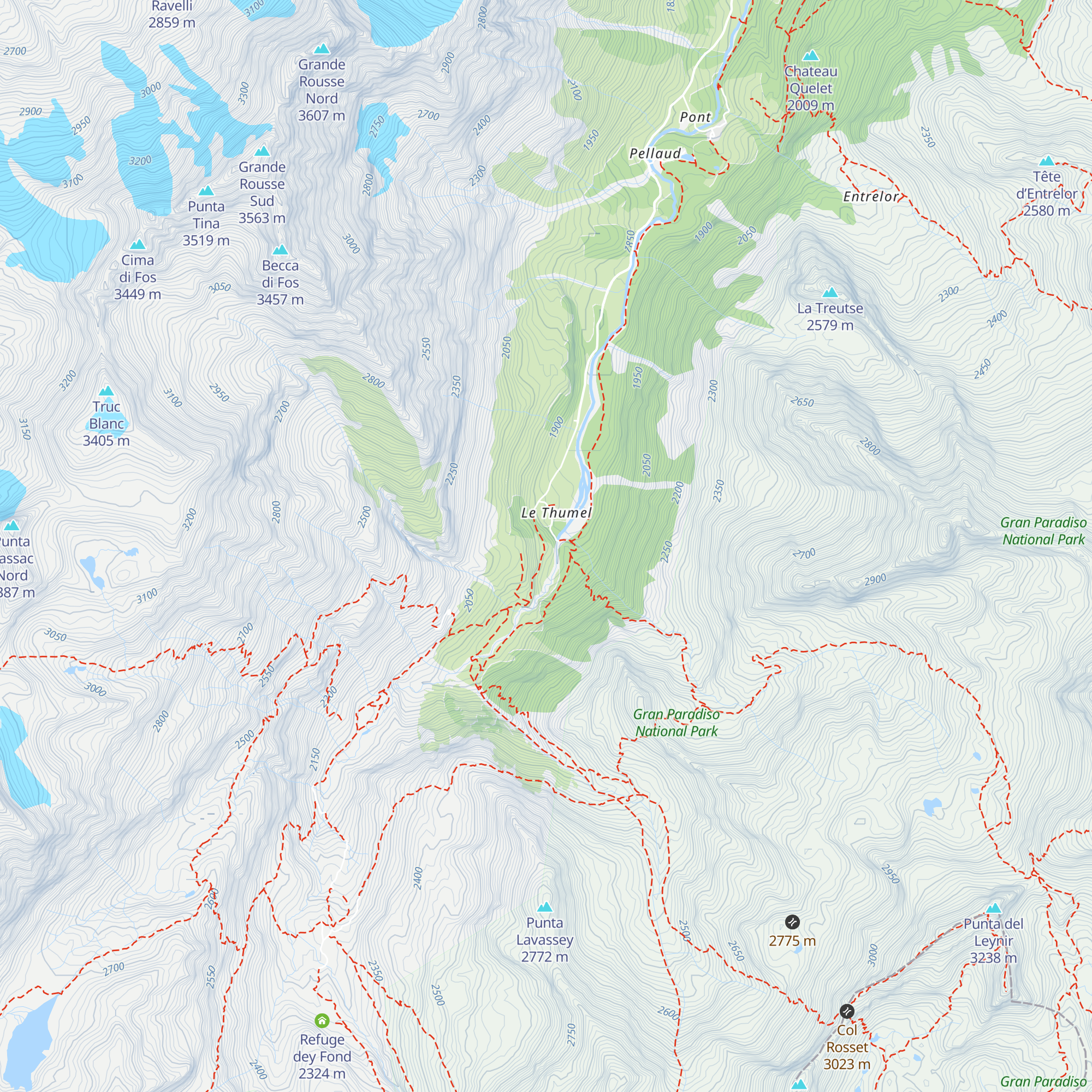 Casotto PNGP map