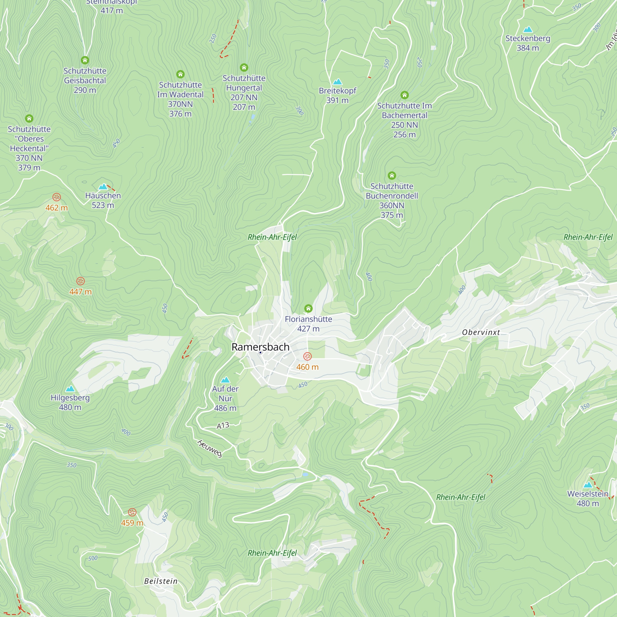 Florianshütte map