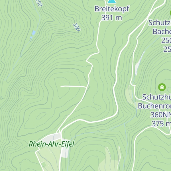 Map of Schutzhütte an der Alten Mauer 420NN