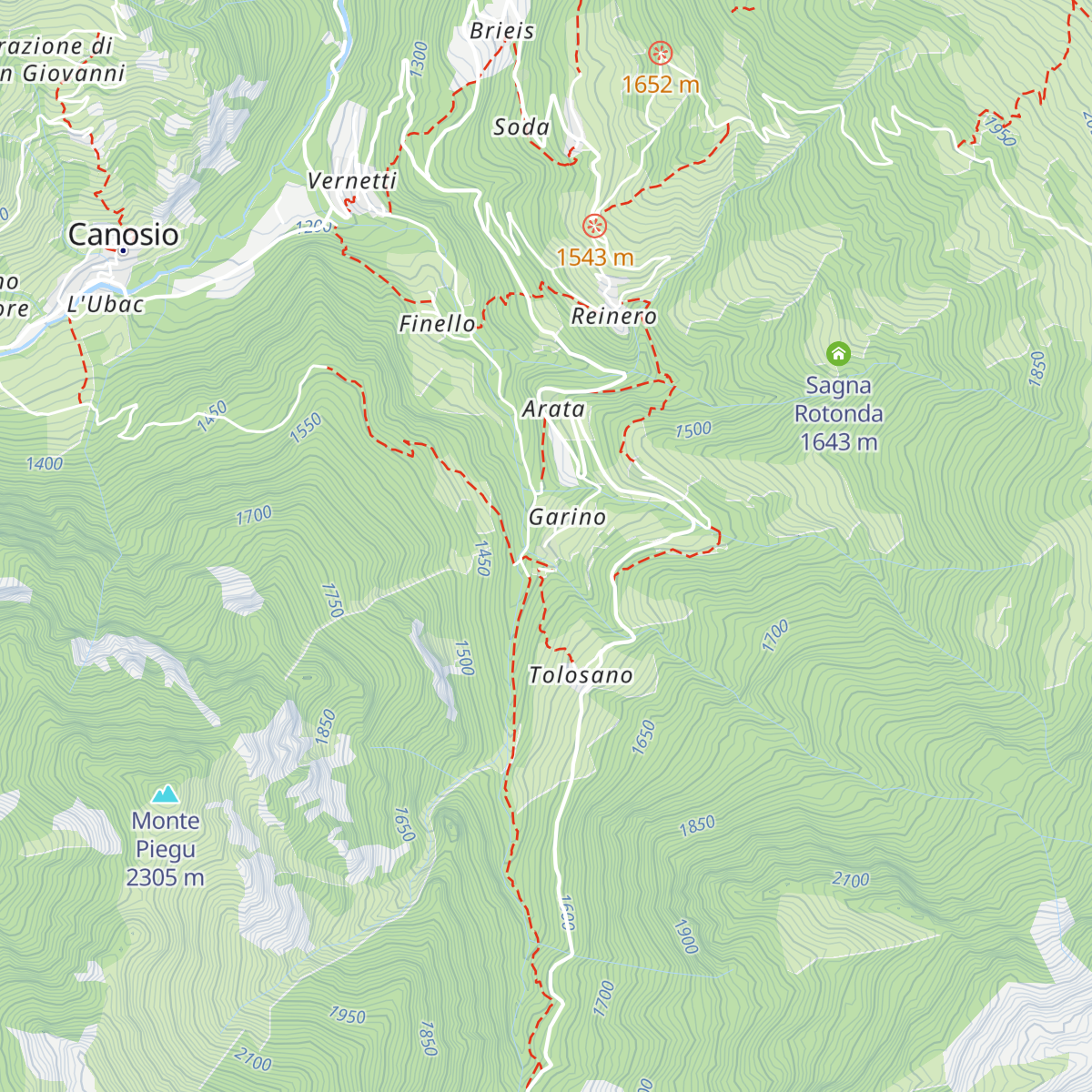 Agriturismo Lou Bau map