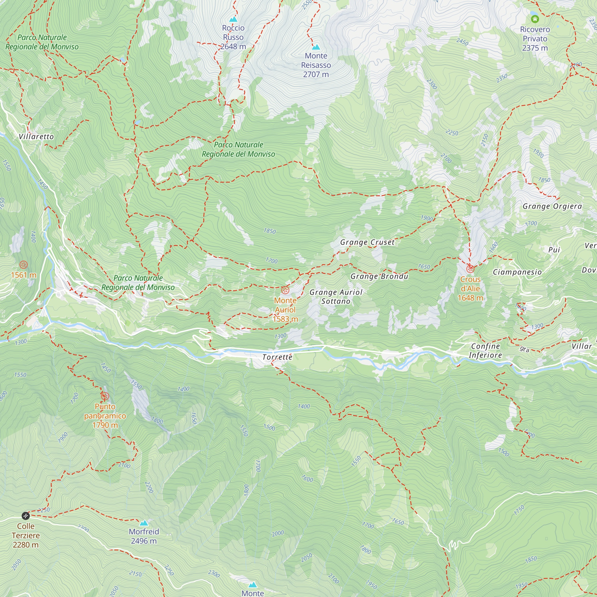Grongio de Barbo Giuantoni map