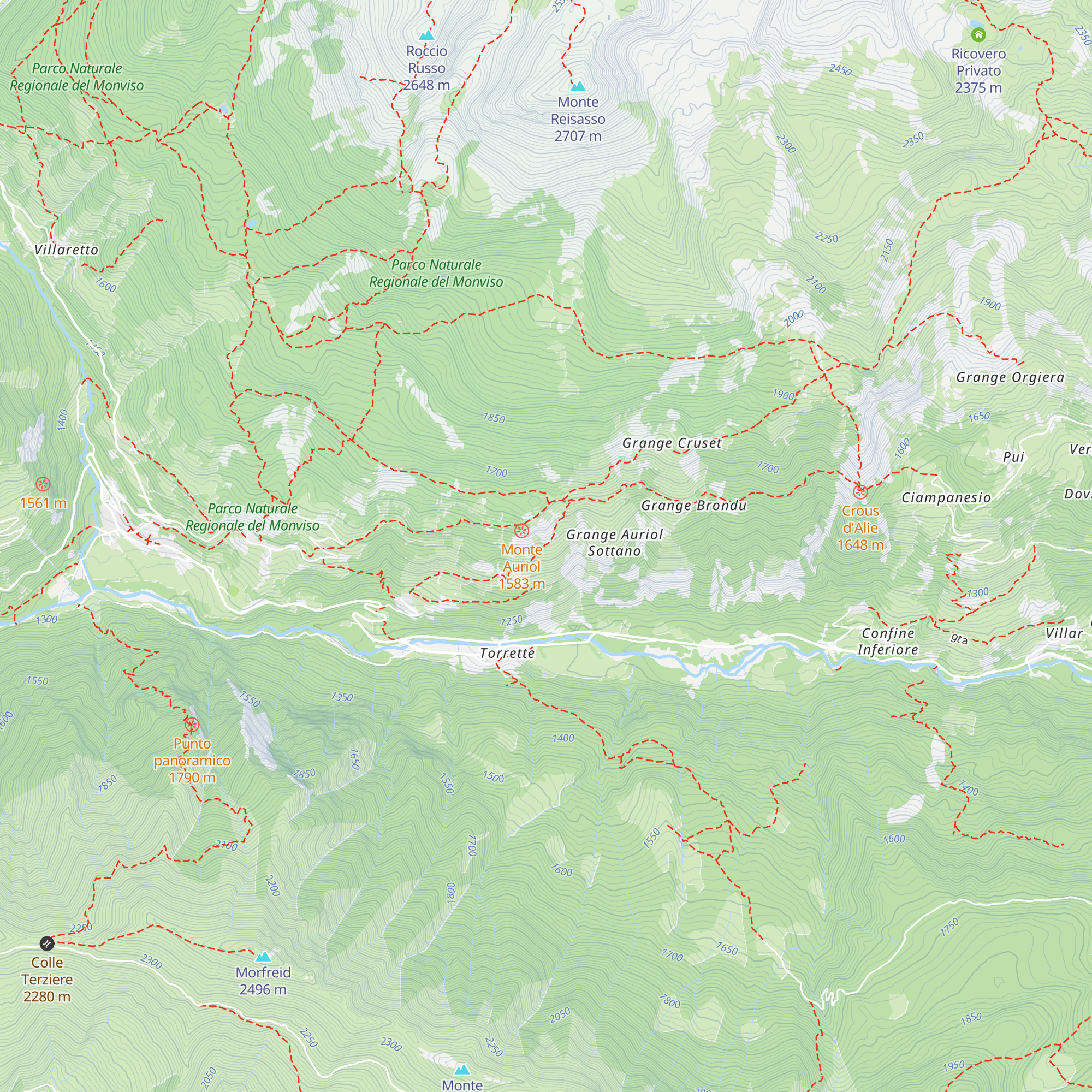 Grongio de Barbo Giuantoni map