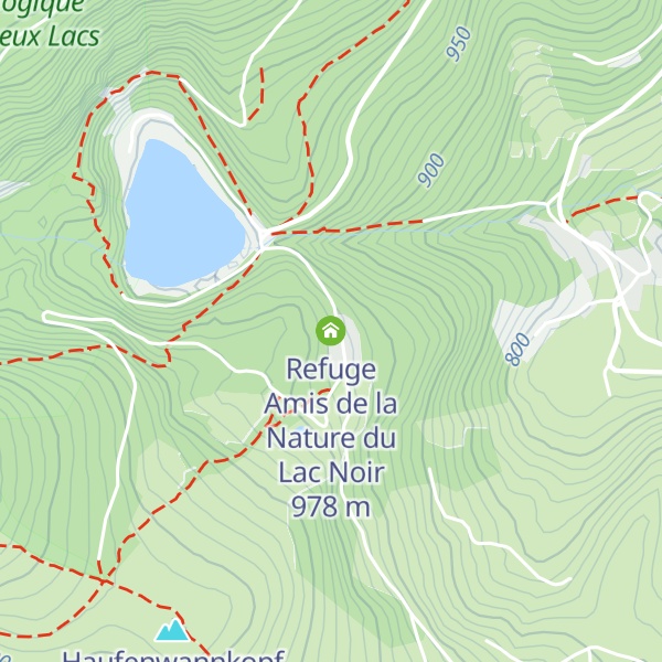 Map of Refuge Amis de la Nature du Lac Noir