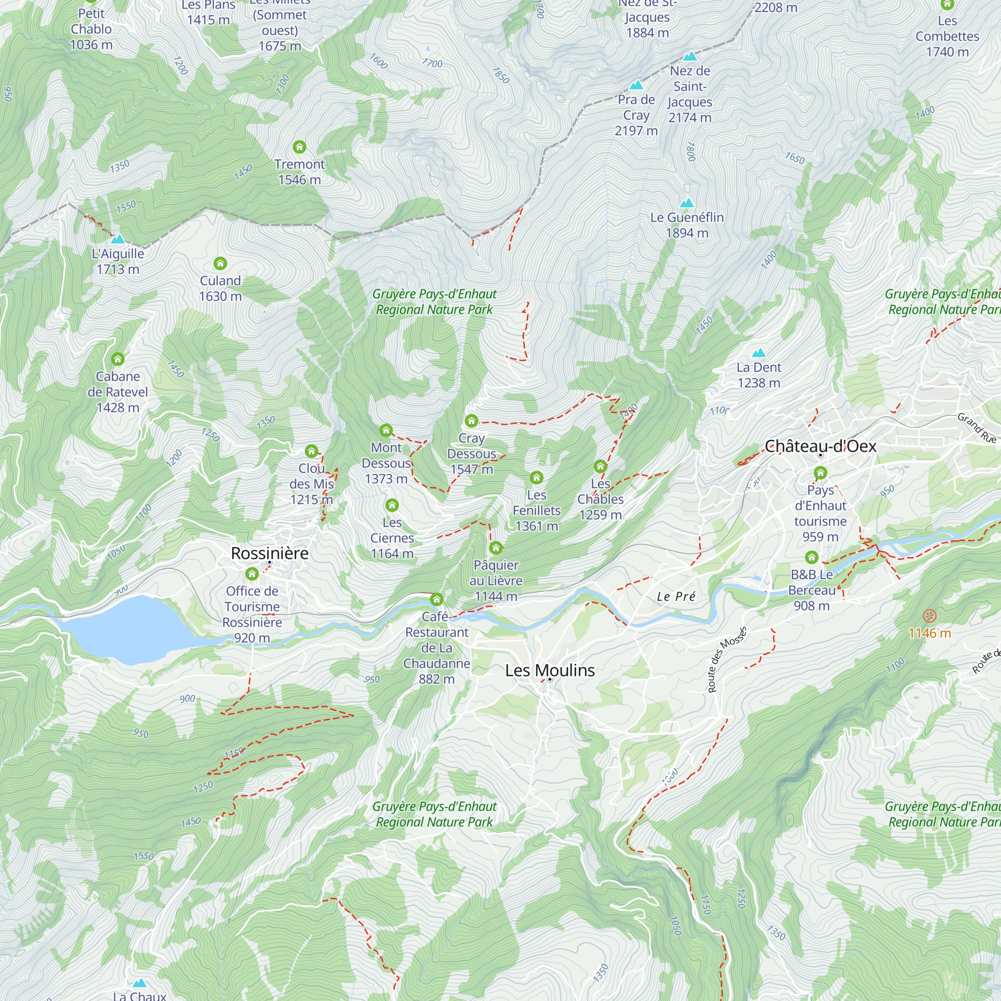 Pâquier Burnier map