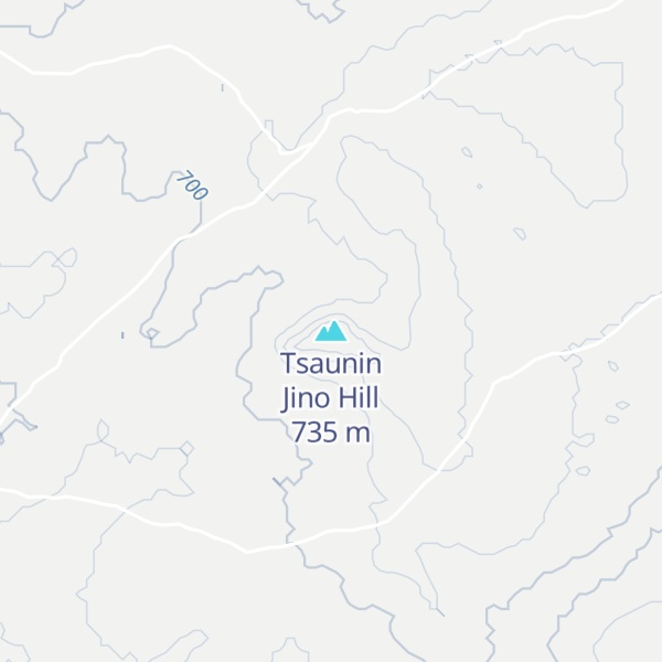 Map of Tsaunin Jino Hill