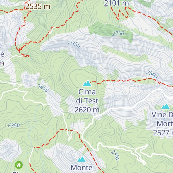 Map of Bivacco-truna