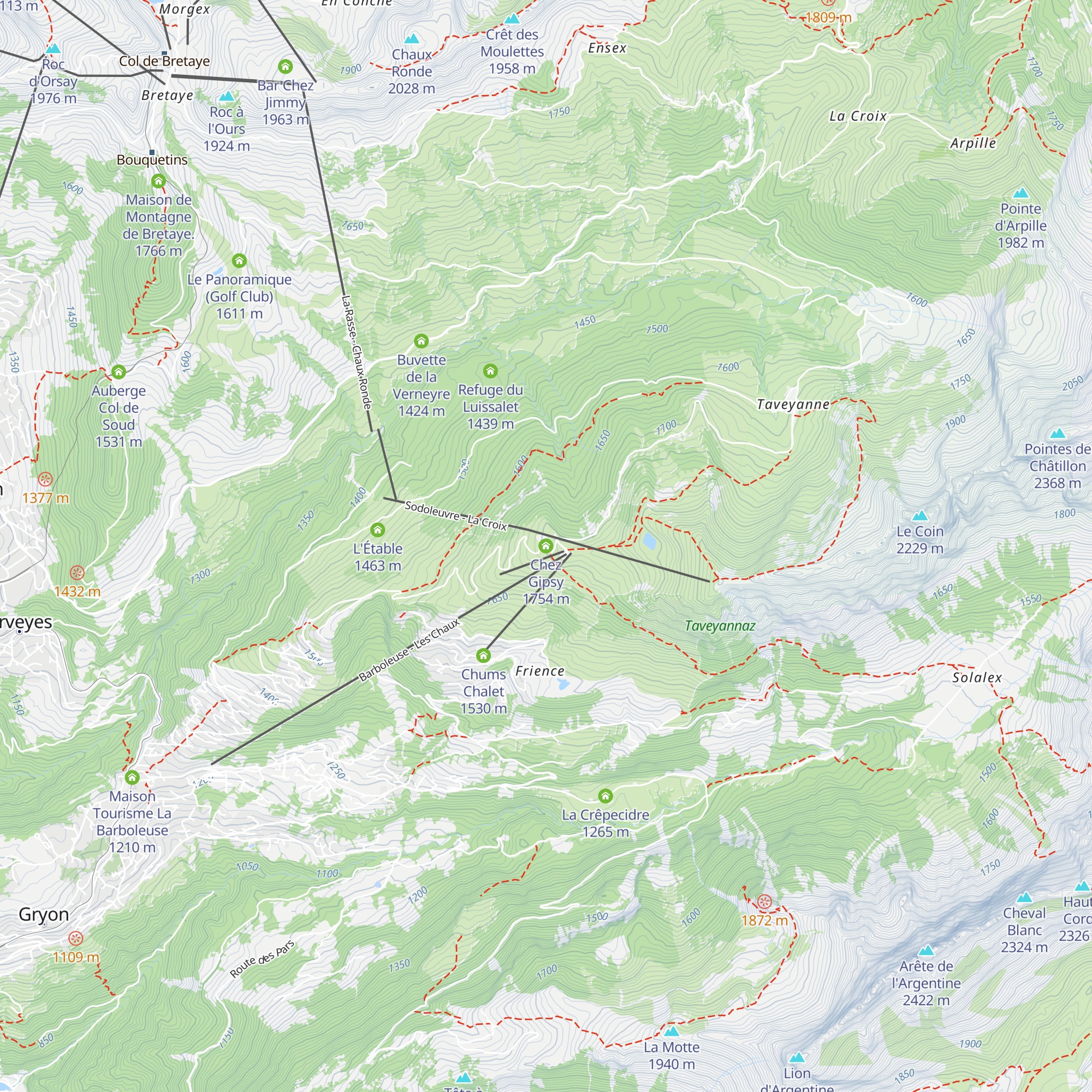 Chez Gipsy map
