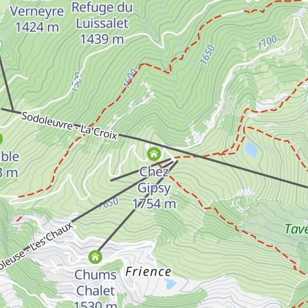 Map of Chez Gipsy