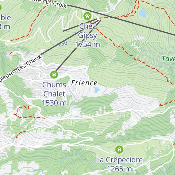 Map of Refuge de Frience