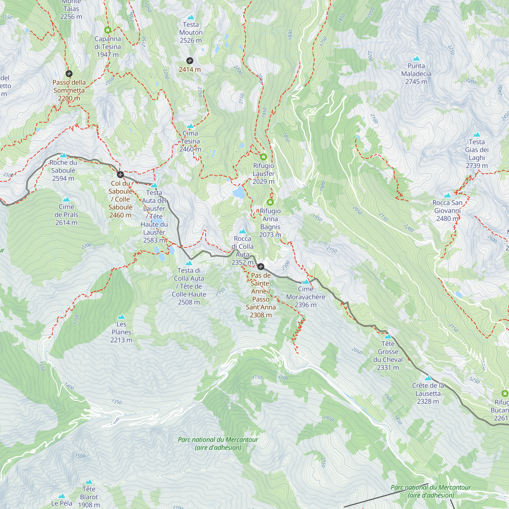 Rifugio Tallone map