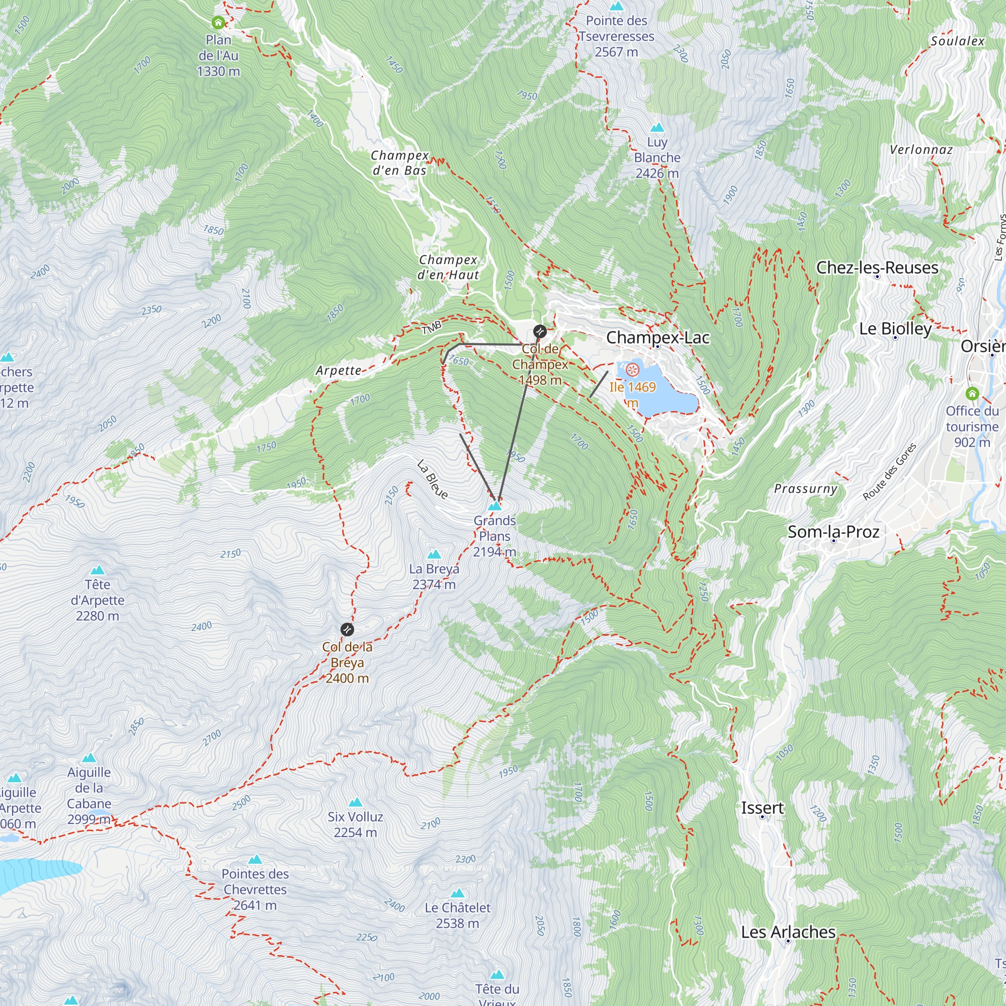 Breya map