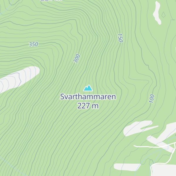 Map of Svarthammaren