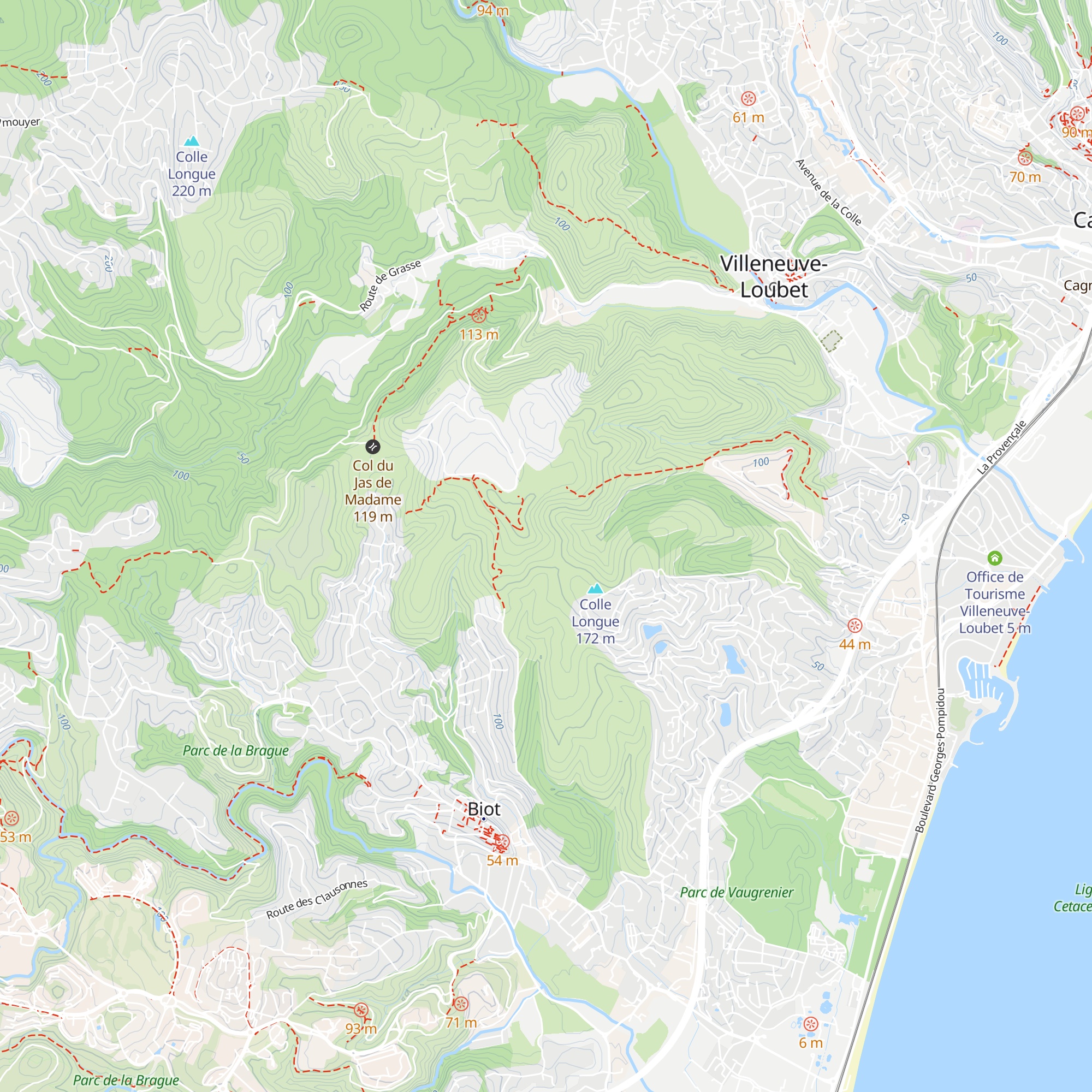 Petite cabane elevé a 1.5m map