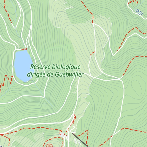 Map of Refuge du Roedelen
