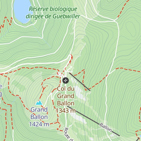 Map of La Vue des Alpes