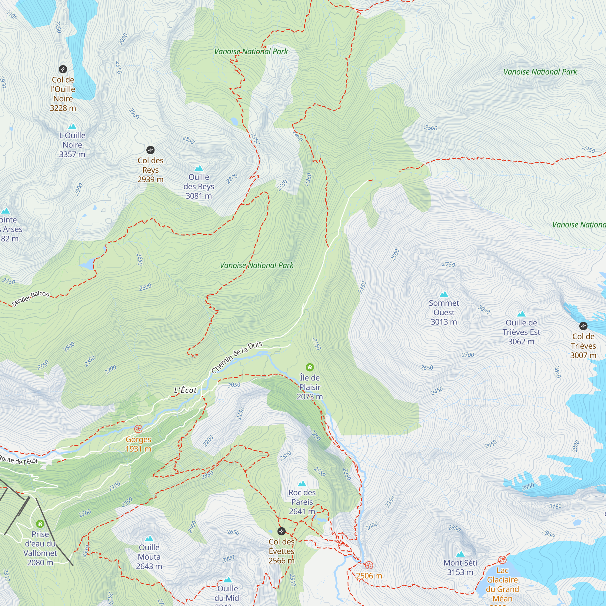 Le Chalet du Papi map