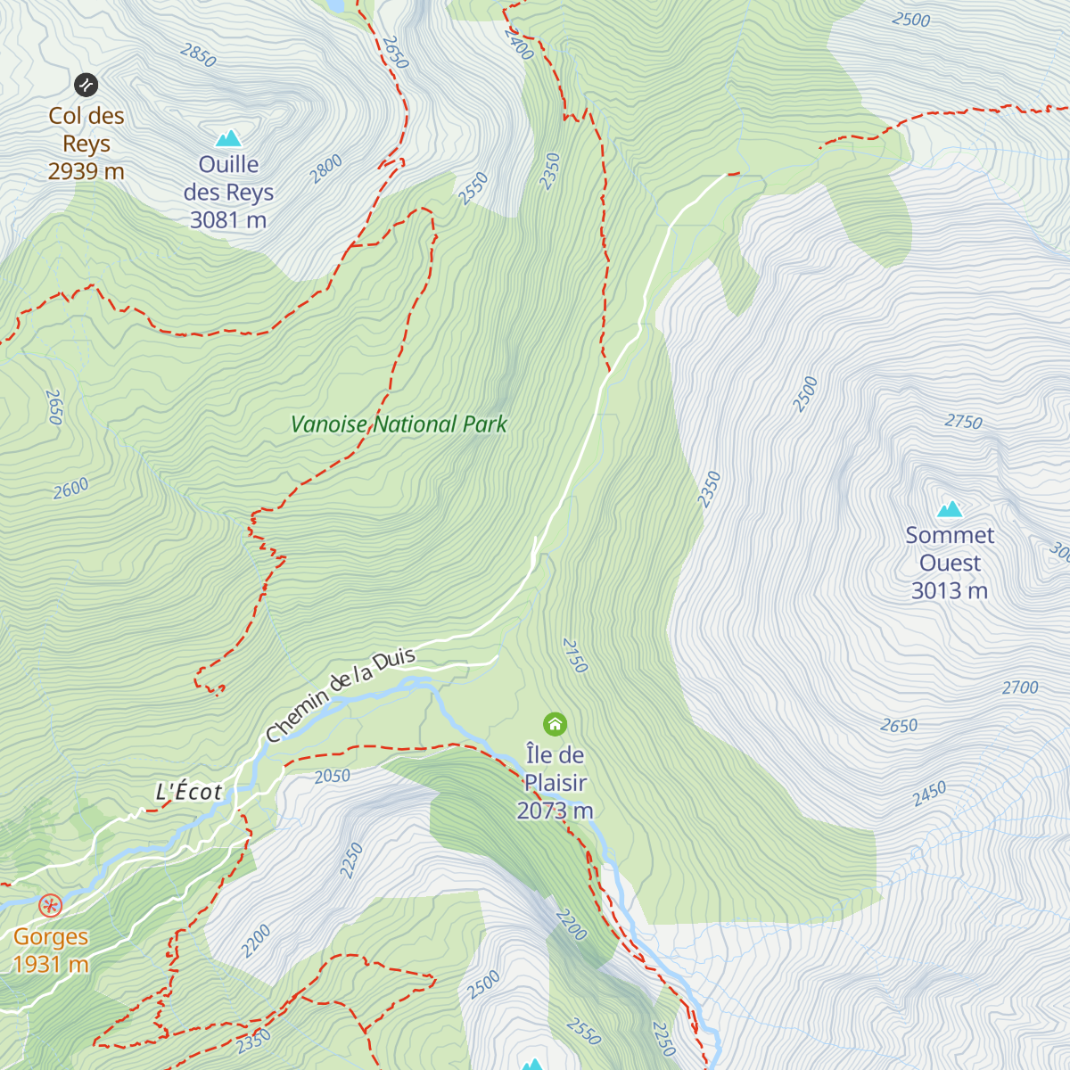 Le Chalet du Papi map