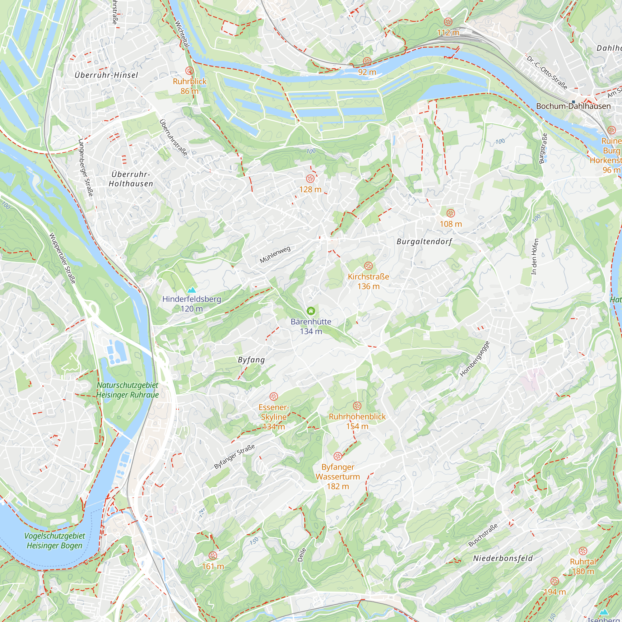 Bärenhütte map