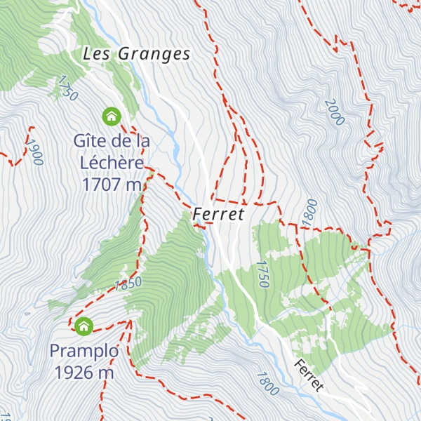 Map of Hôtel du Col de Fenêtre