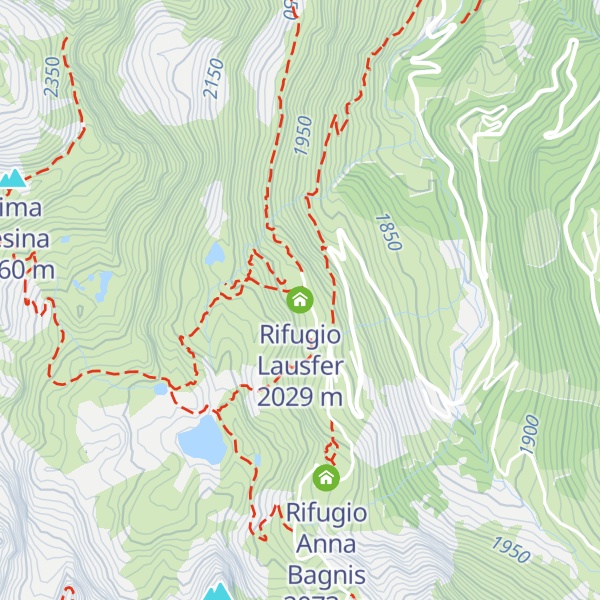 Map of Rifugio Lausfer