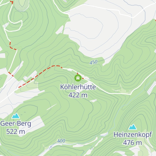 Map of Köhlerhütte