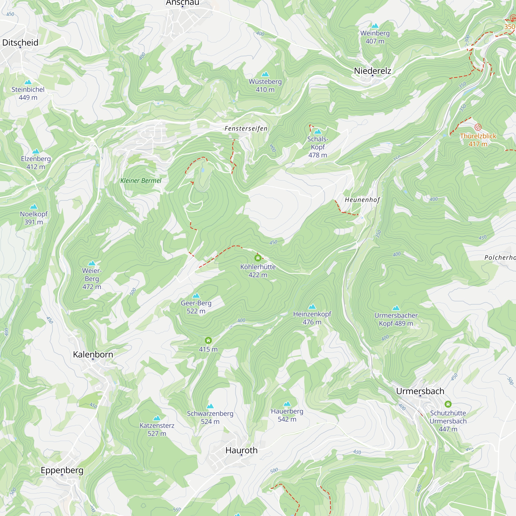 Köhlerhütte map