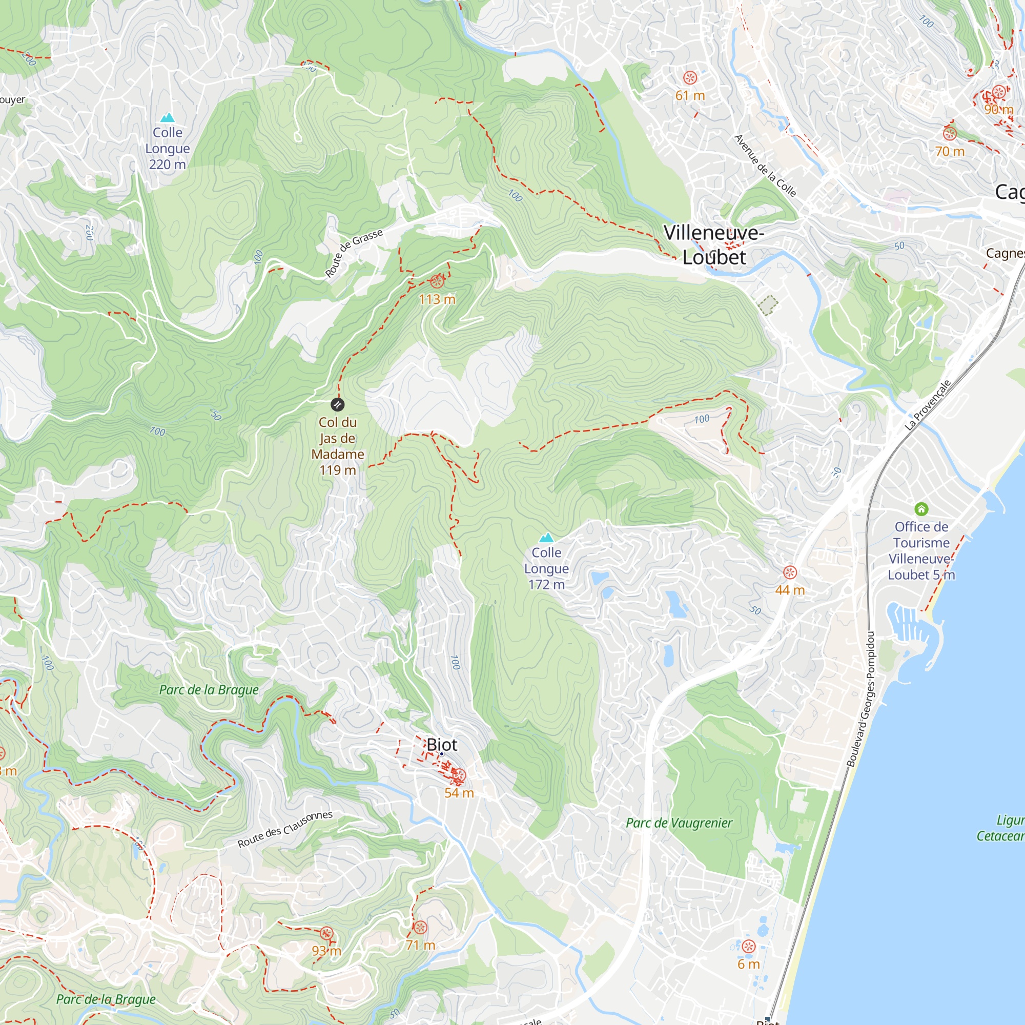 Petite cabane elevé à 1.5m map