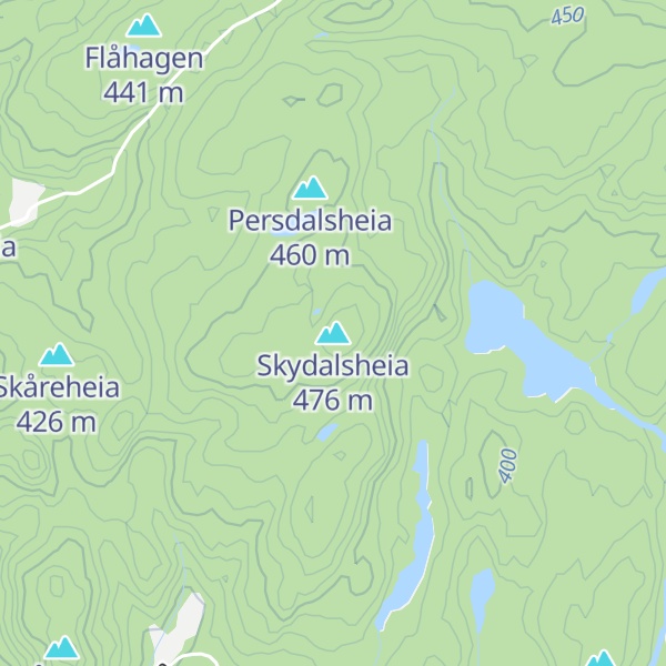 Map of Skydalsheia