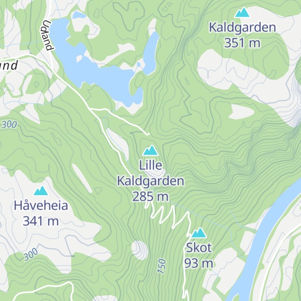 Map of Lille Kaldgarden