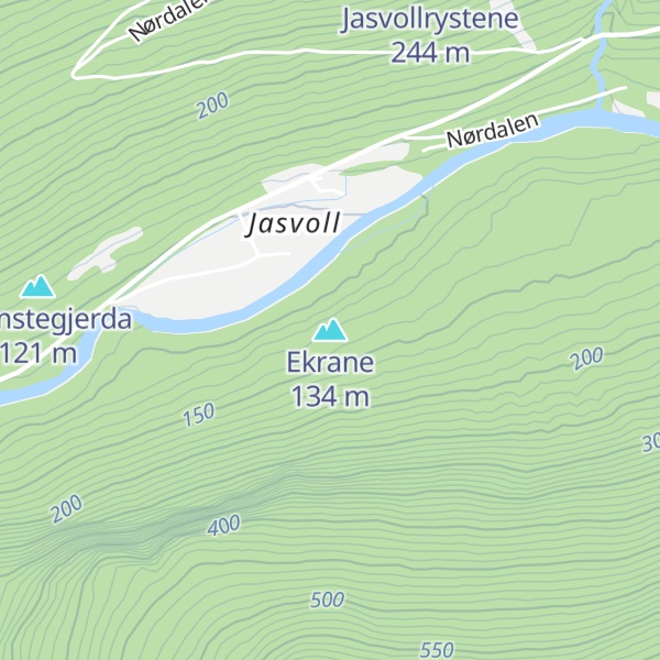 Map of Ekrane