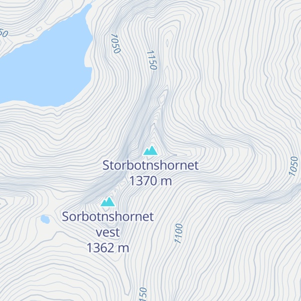 Map of Storbotnshornet