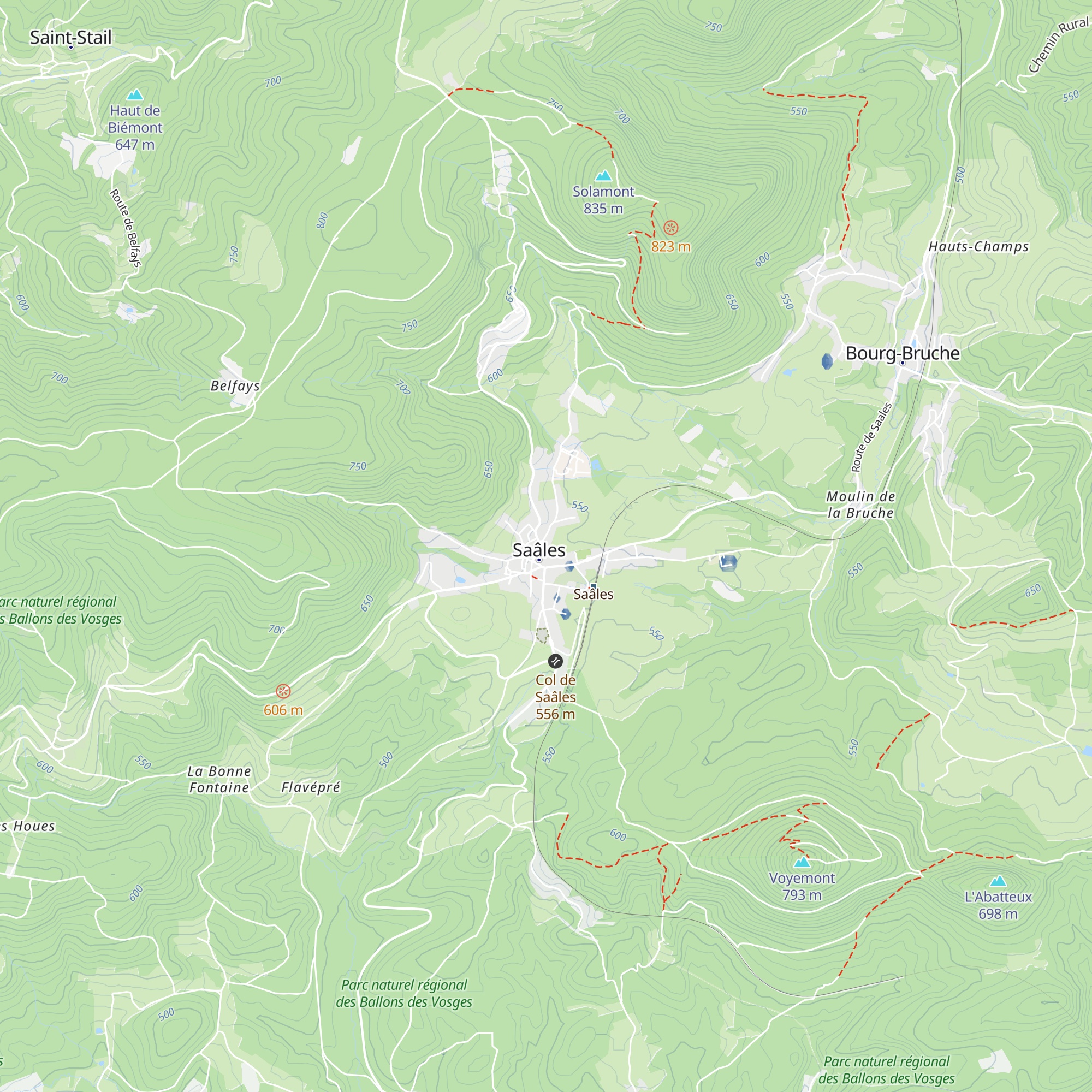 Gîte La Passerelle map