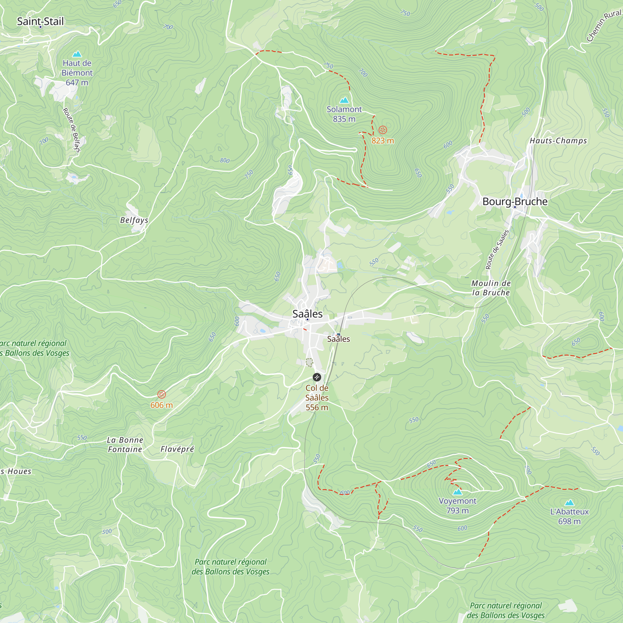 Gîte La Passerelle map