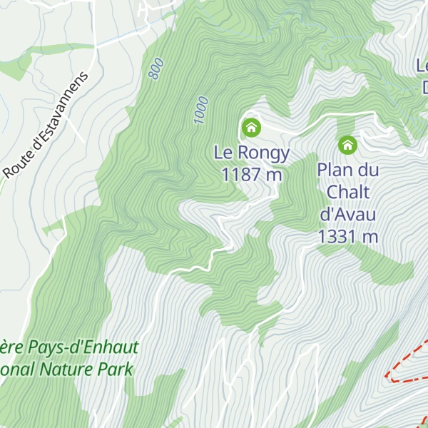 Map of La Chala