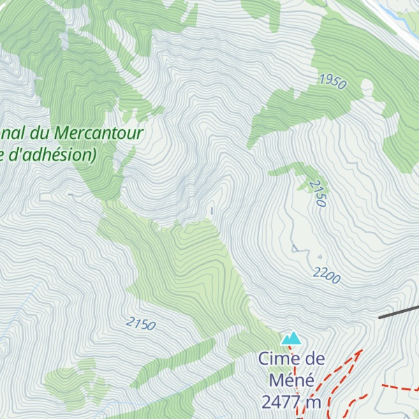 Map of Cime des Crosilles