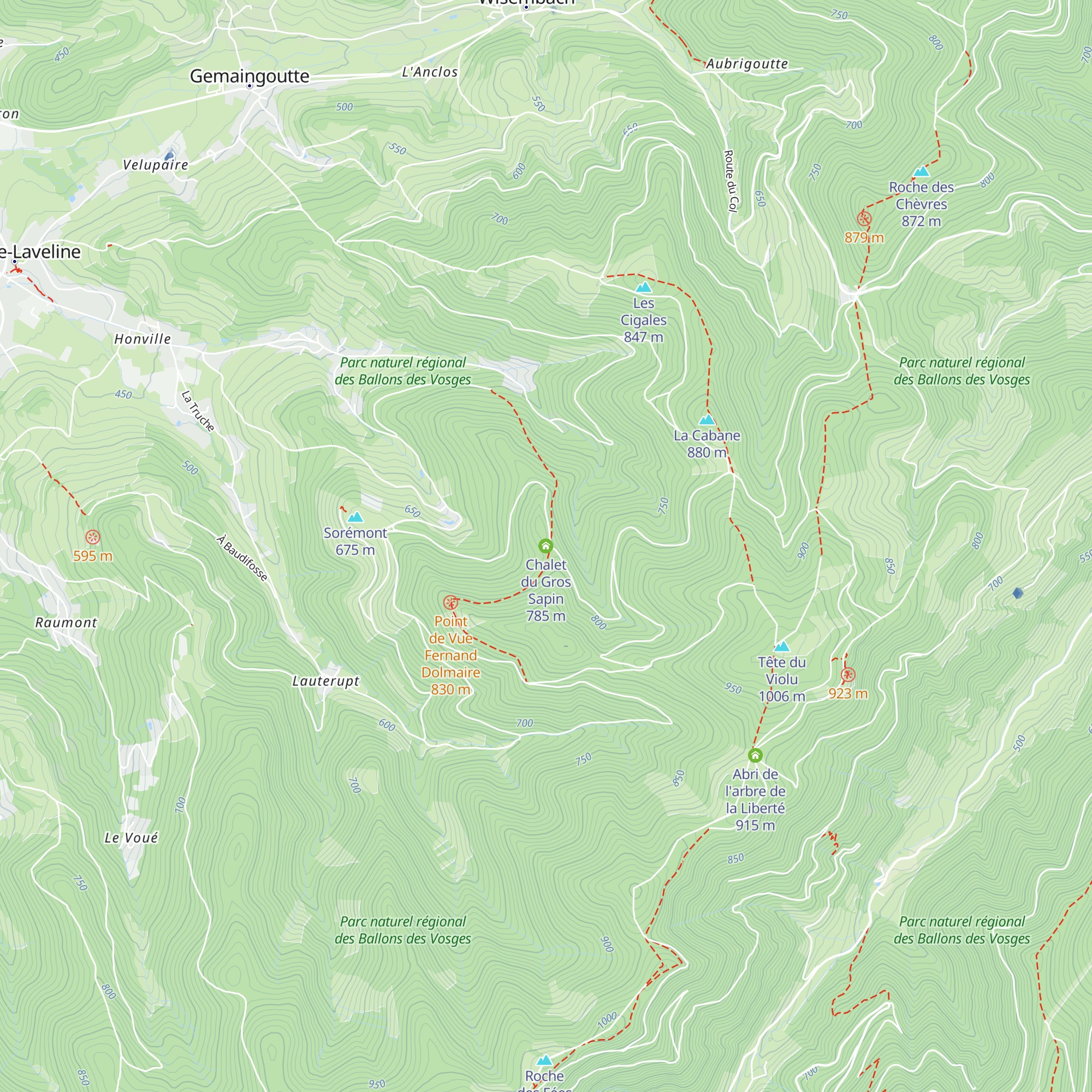 Chalet du Gros Sapin map