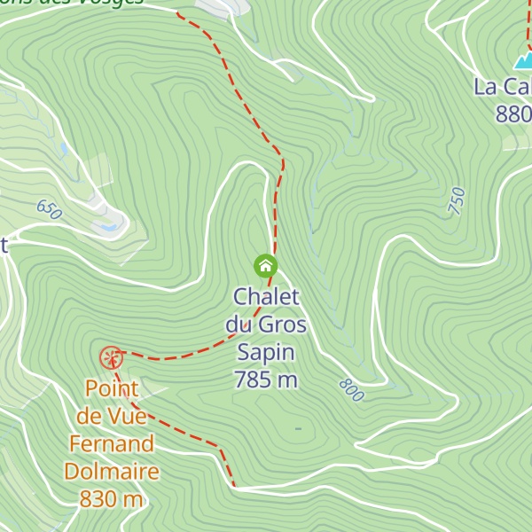 Map of Chalet du Gros Sapin